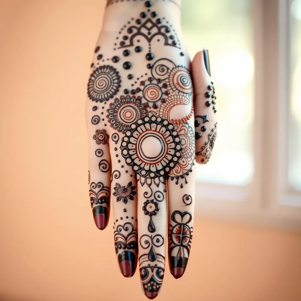 Creative Ideas for Easy Circle Henna Designs & Variations