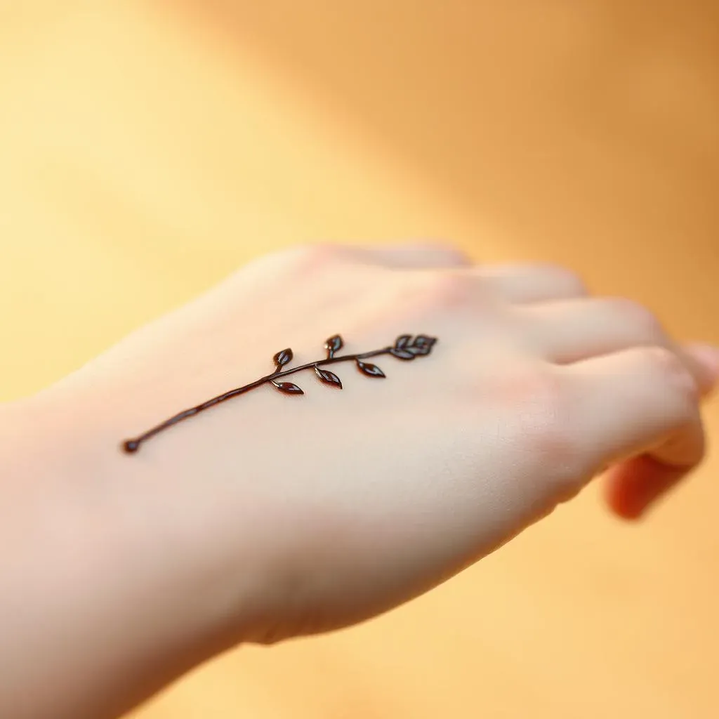 Easy Henna Patterns for Your Hand: StepbyStep
