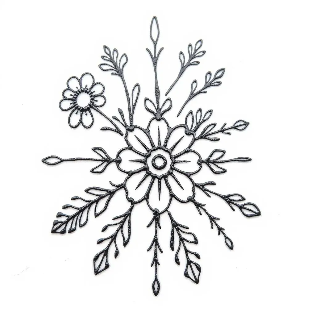 Floral and Geometric Arabic Easy Henna Designs