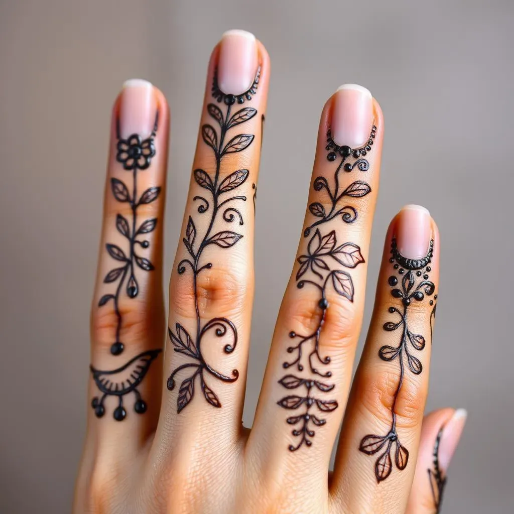 Inspiration and Ideas for Unique Henna Designs on Fingers