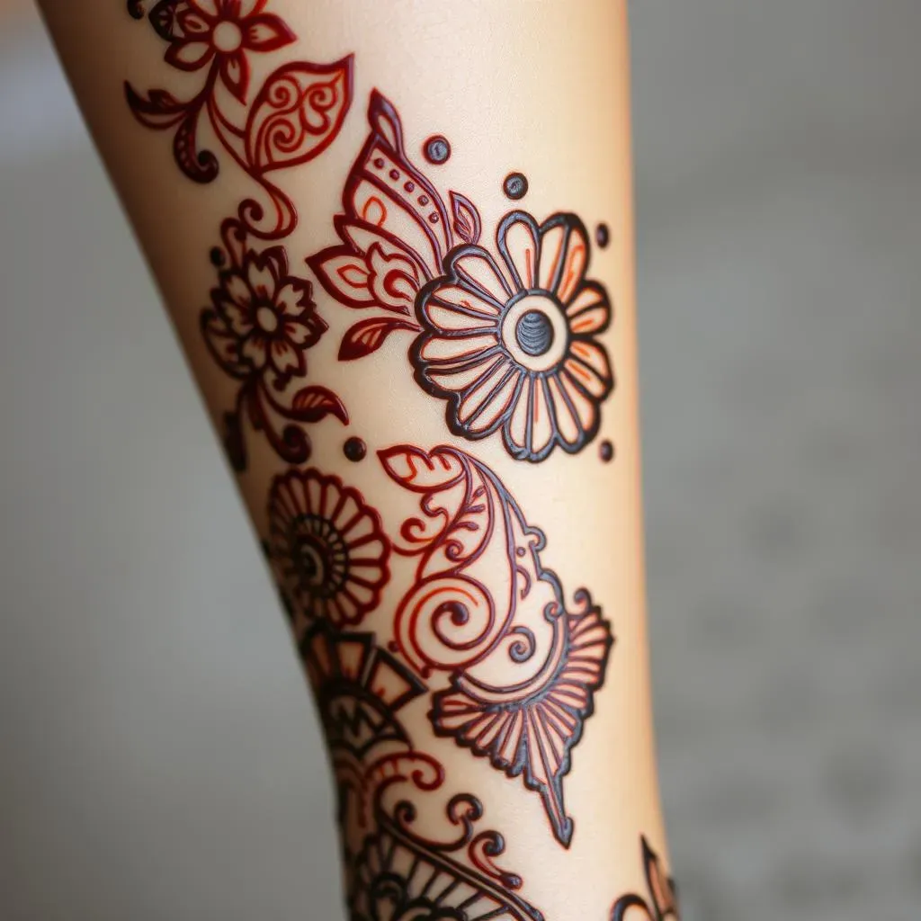 Leg Henna Designs: Inspiration and Ideas