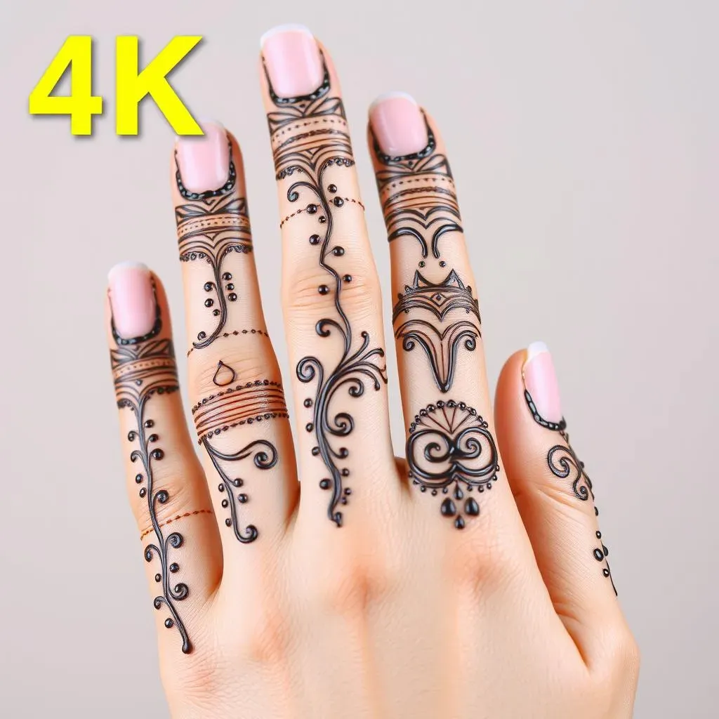 StepbyStep Guide to Creating Easy Henna Finger Patterns