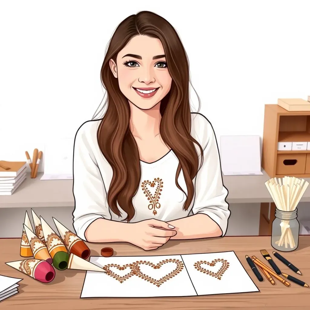 StepbyStep Guide to Creating Simple Henna Hearts