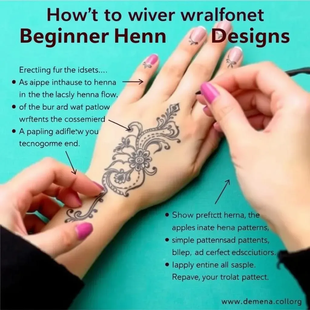 Tips and Tricks for Perfecting Your Beginner Easy Henna Designs
